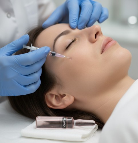 Мезотерапия зоны вокруг глаз